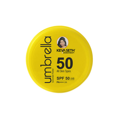 Keya Seth Aromatherapy Umbrella Sunscreen Powder SPF 50 UVB PA+++ UVA