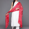 Indyancart VA Women'sBoat Neck Sleeveless Straight Pure Cotton Kurta Set With Dupatta