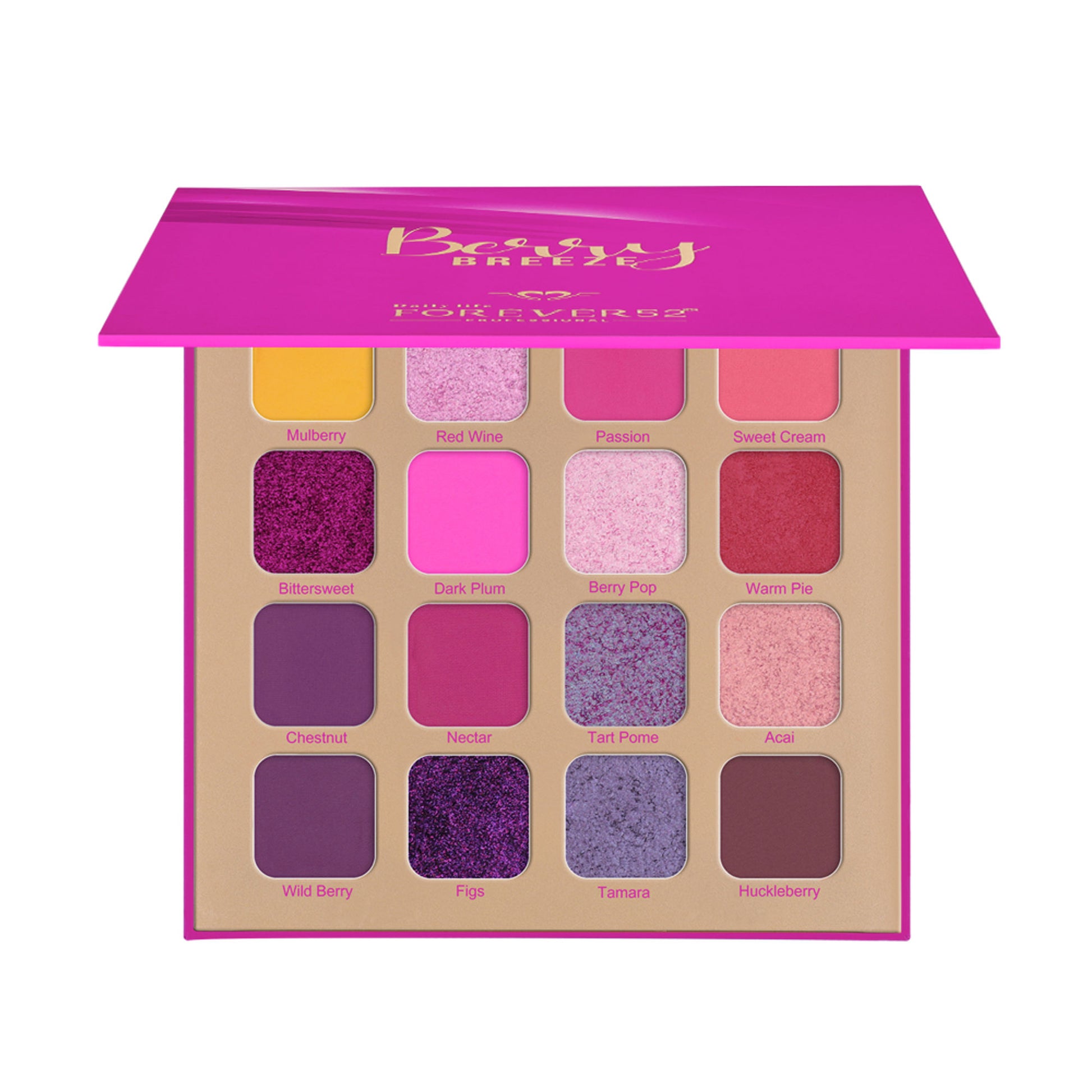Daily Life Forever52 16 Color Eyeshadow Palette - Berry Breeze