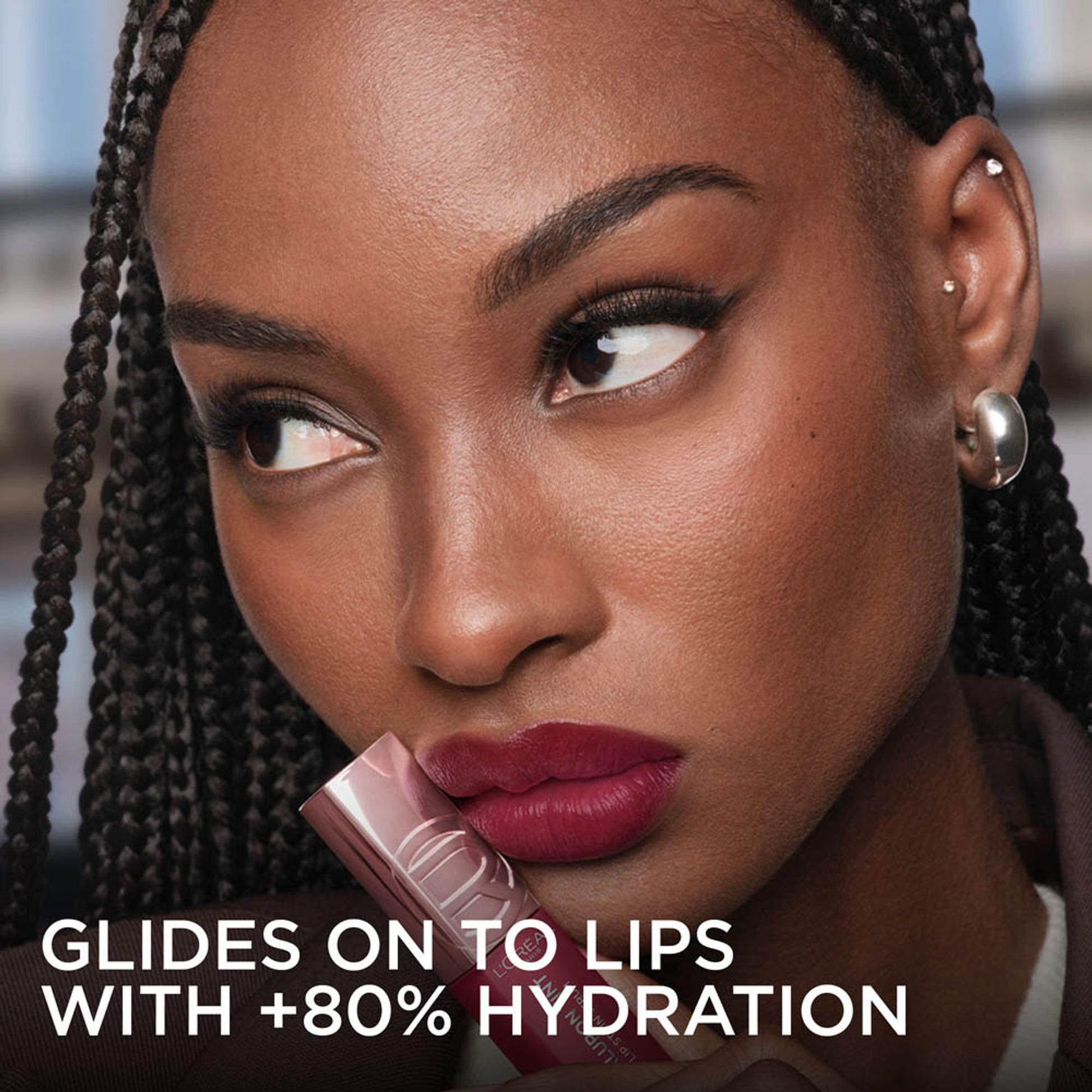 L'Oreal Paris Hyaluron Tint Lip Stain Serum Weightless Color - 420 Le Rouge Paris