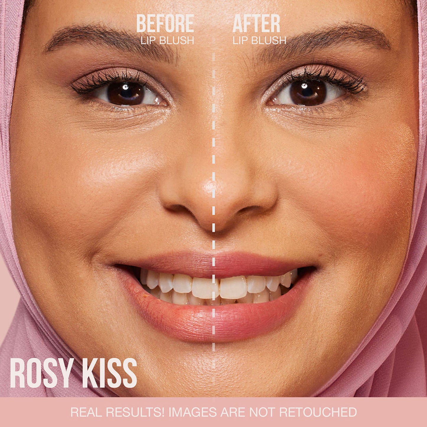 Huda Beauty Creamy Lip And Cheek Stain - Rosy Kiss