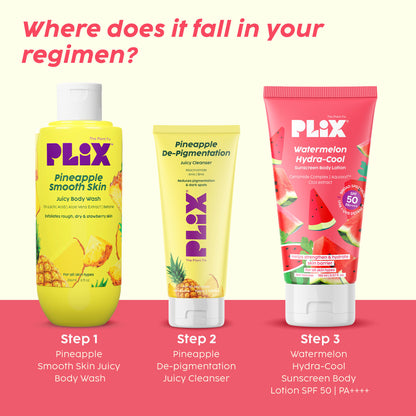 Plix Watermelon Hydra-Cool Sunscreen Body Lotion