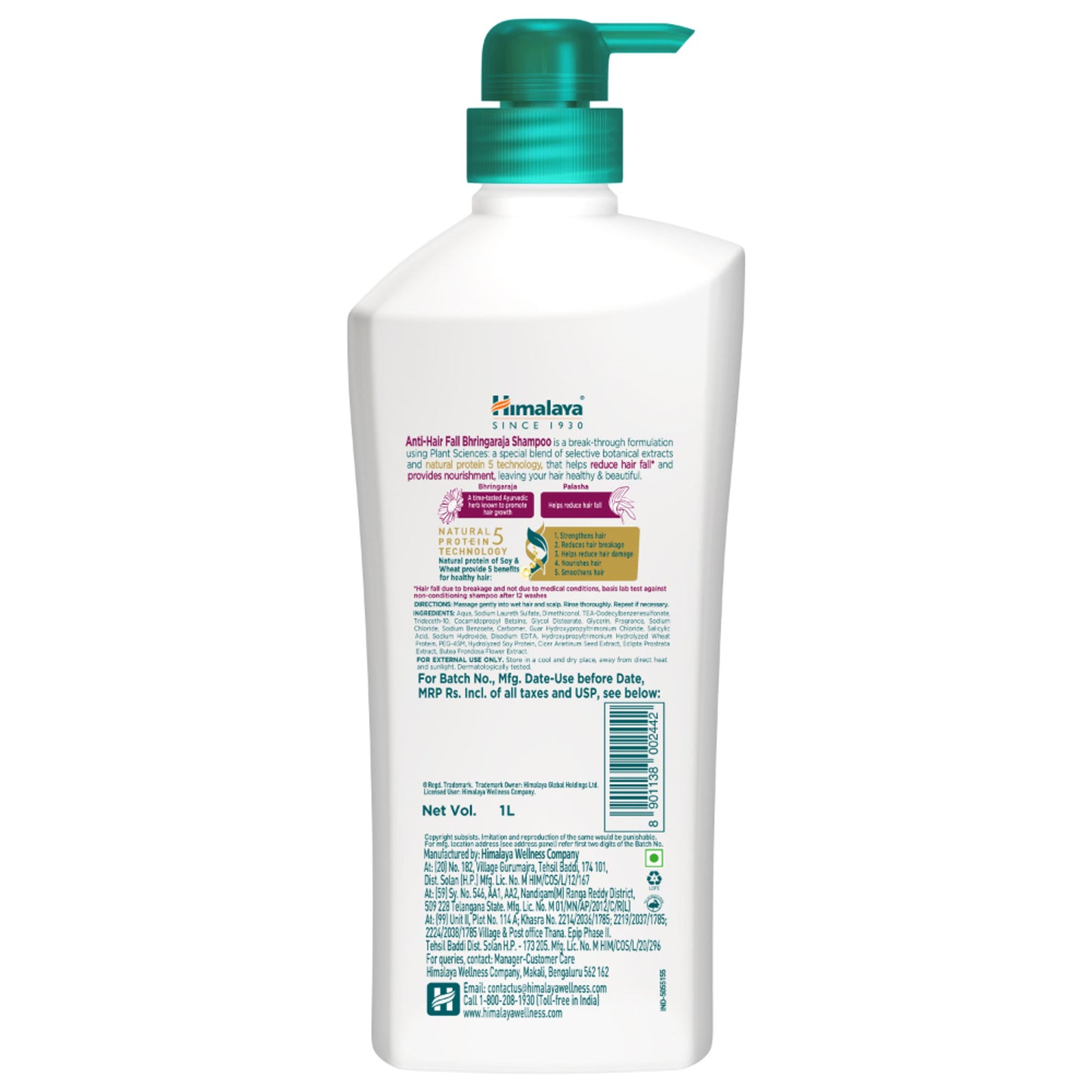 Himalaya Anti-Hair Fall Shampoo With Bhringraja & Palasha