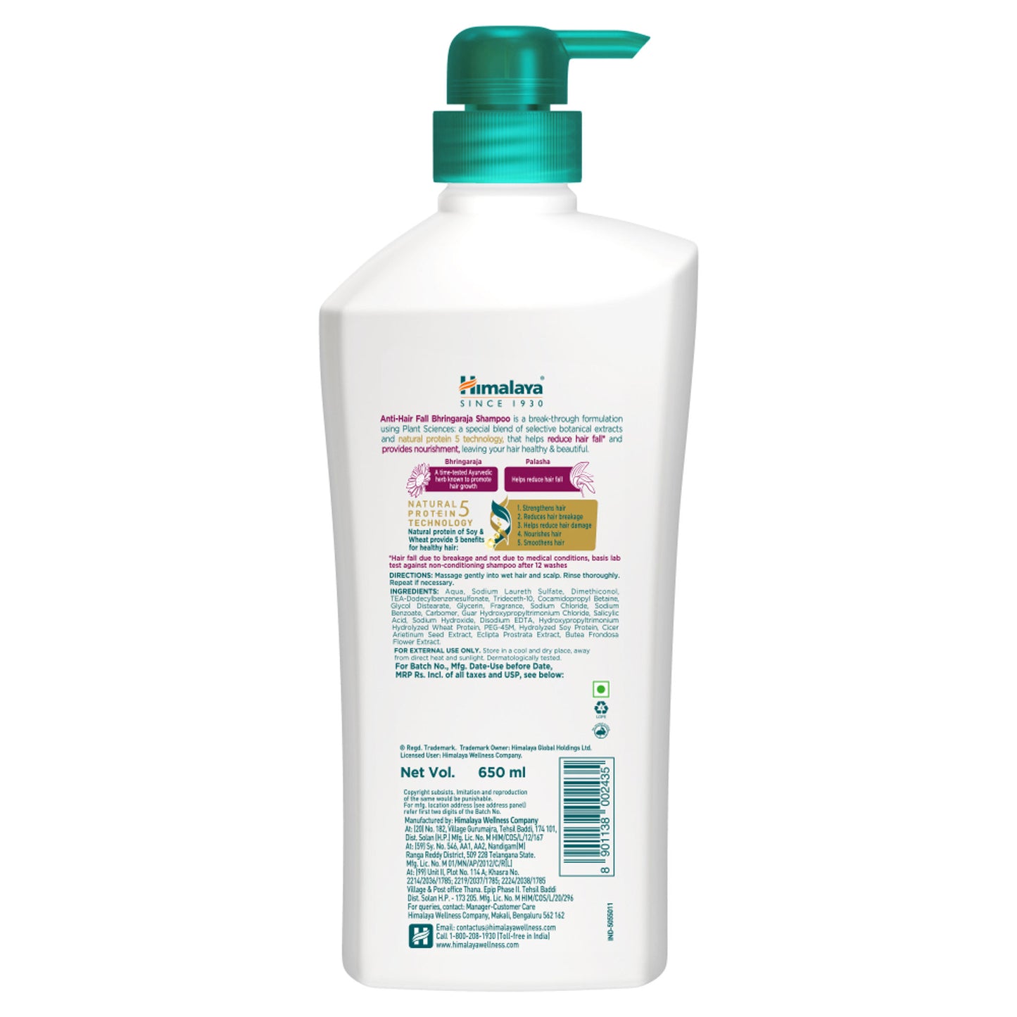 Himalaya Anti-Hair Fall Shampoo With Bhringraja & Palasha