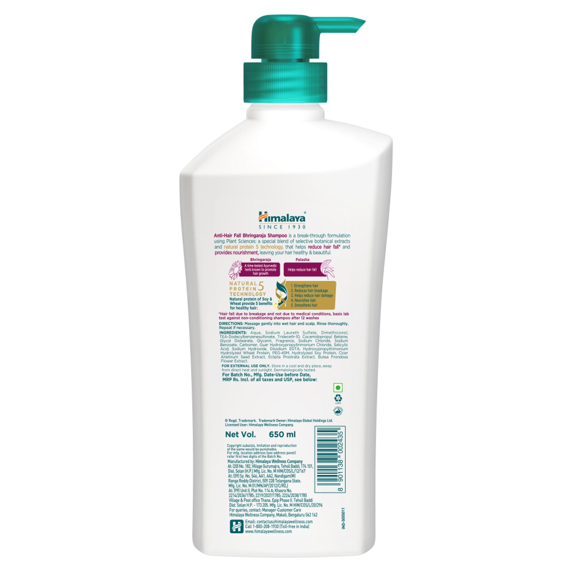 Himalaya Anti-Hair Fall Shampoo With Bhringraja & Palasha