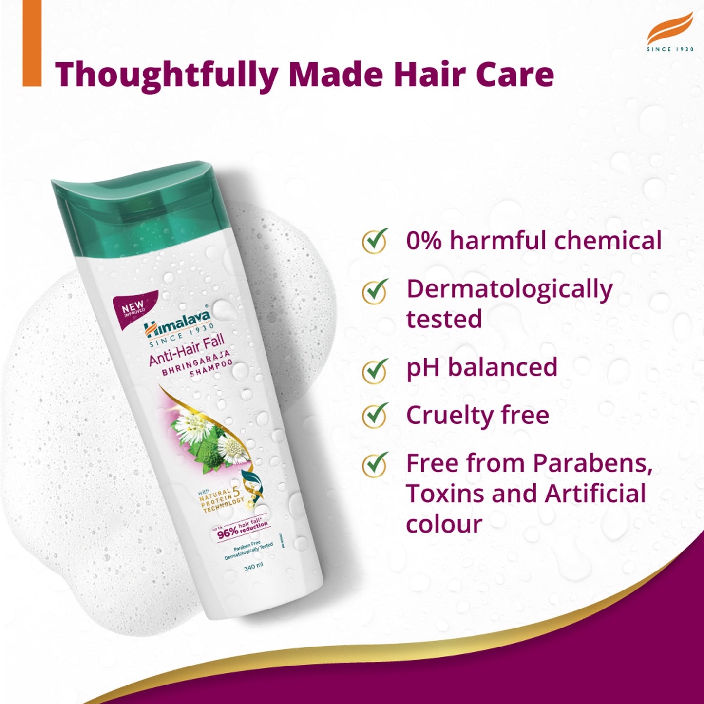 Himalaya Anti-Hair Fall Shampoo With Bhringraja & Palasha