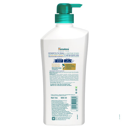 Himalaya Anti-Dandruff Shampoo With Tea Tree Oil & Aloe Vera