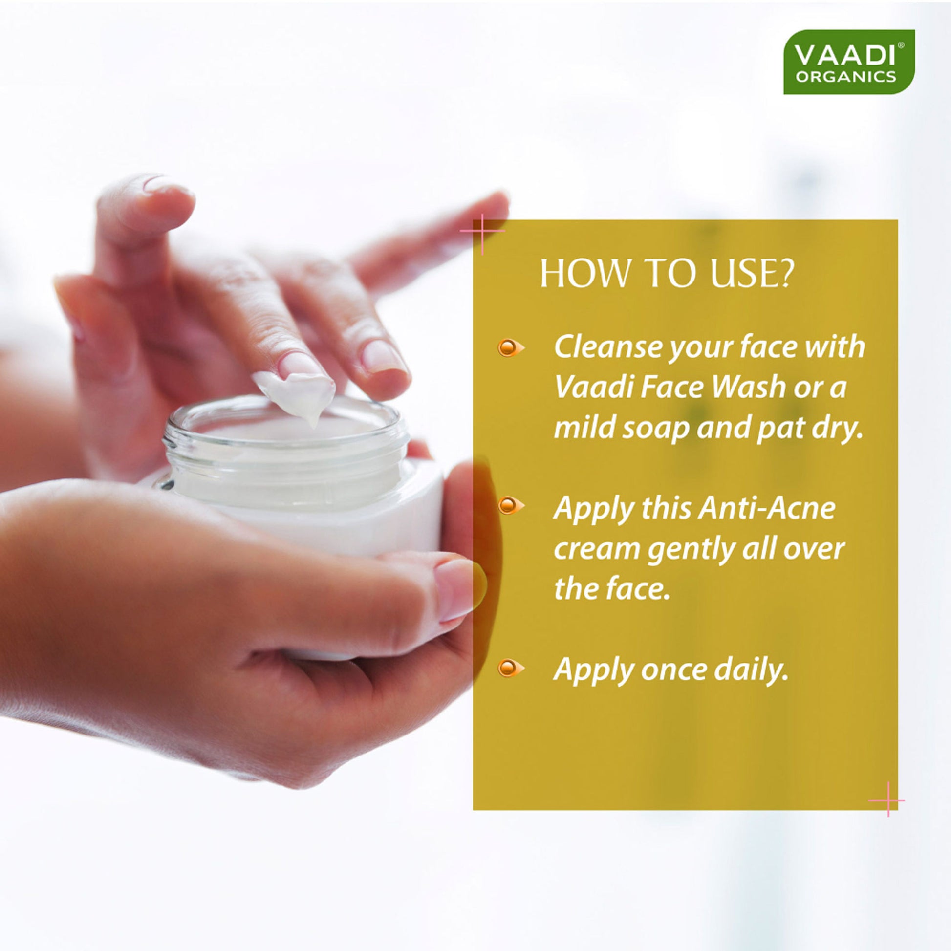 Vaadi Herbals Anti-Acne Cream - Clove Neem & Orange Extract