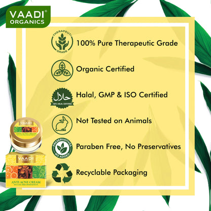 Vaadi Herbals Anti-Acne Cream - Clove Neem & Orange Extract