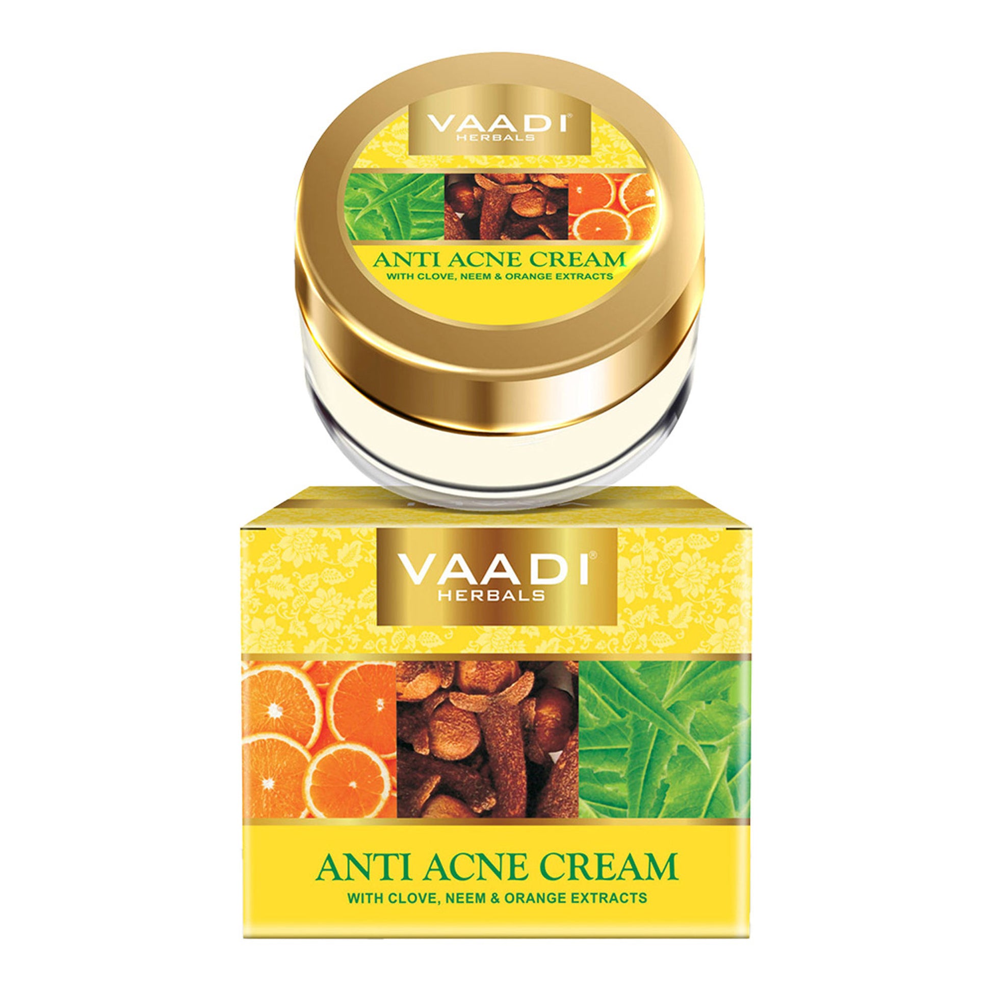 Vaadi Herbals Anti-Acne Cream - Clove Neem & Orange Extract