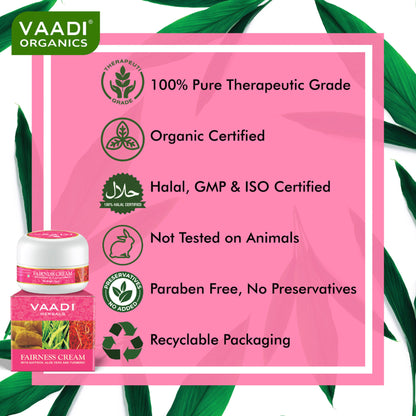 Vaadi Herbals Fairness Cream - Saffron, Aloe Vera & Turmeric Extracts
