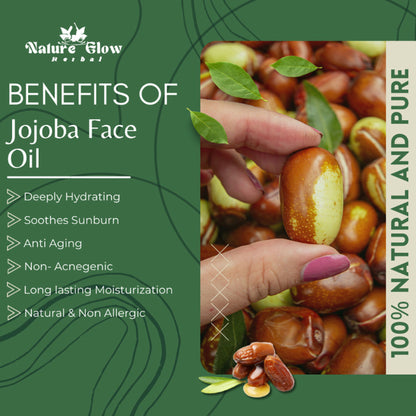 Nature Glow Herbal Rosehip & Jojoba Facial Oil - Pack of 2