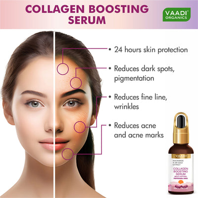 Vaadi Herbals Multipeptide And 24K Gold Extract Collagen Boosting Serum