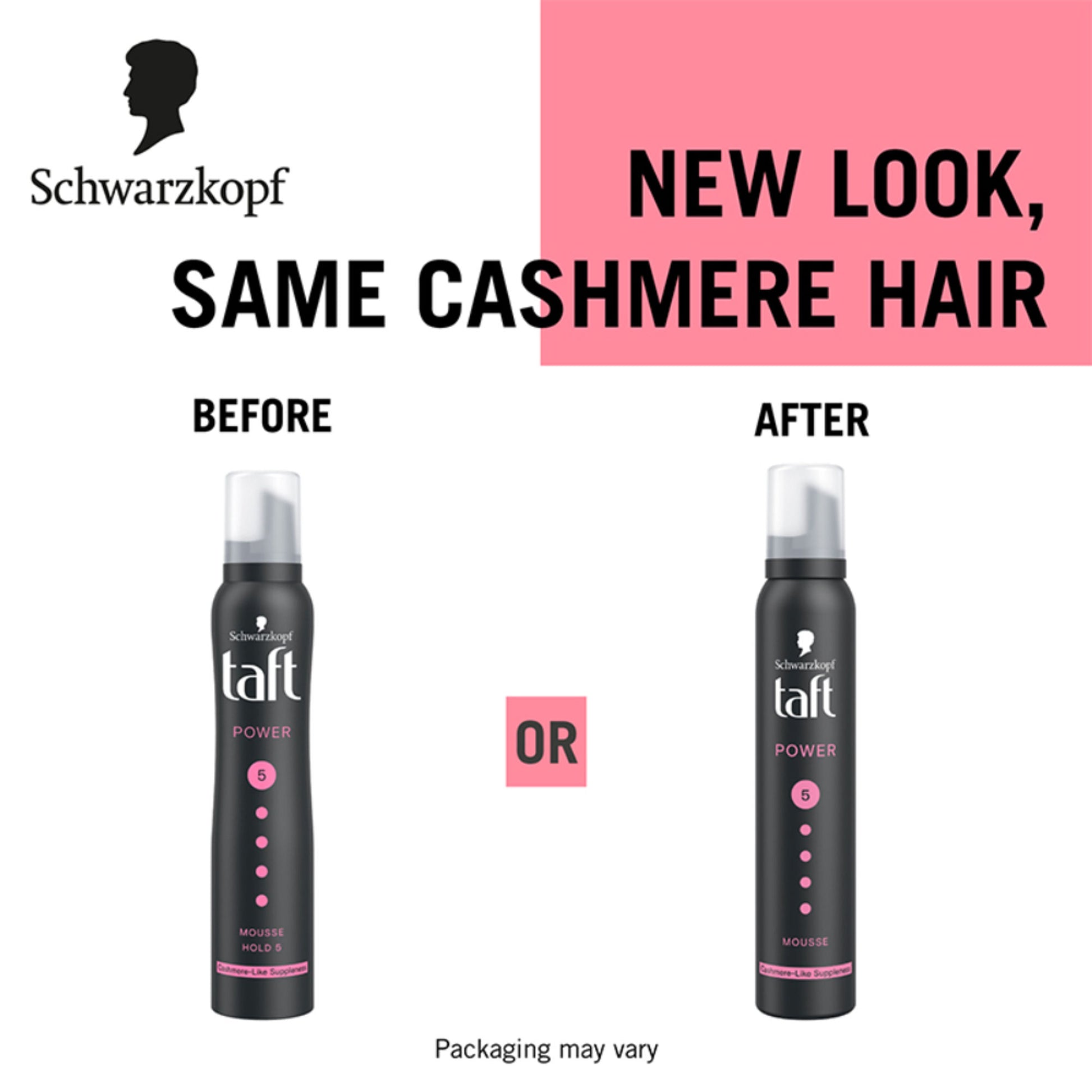 Schwarzkopf TAFT Power Hold 5 Hair Mousse To Controls Frizz, Lasts 24 Hours With No Stickiness