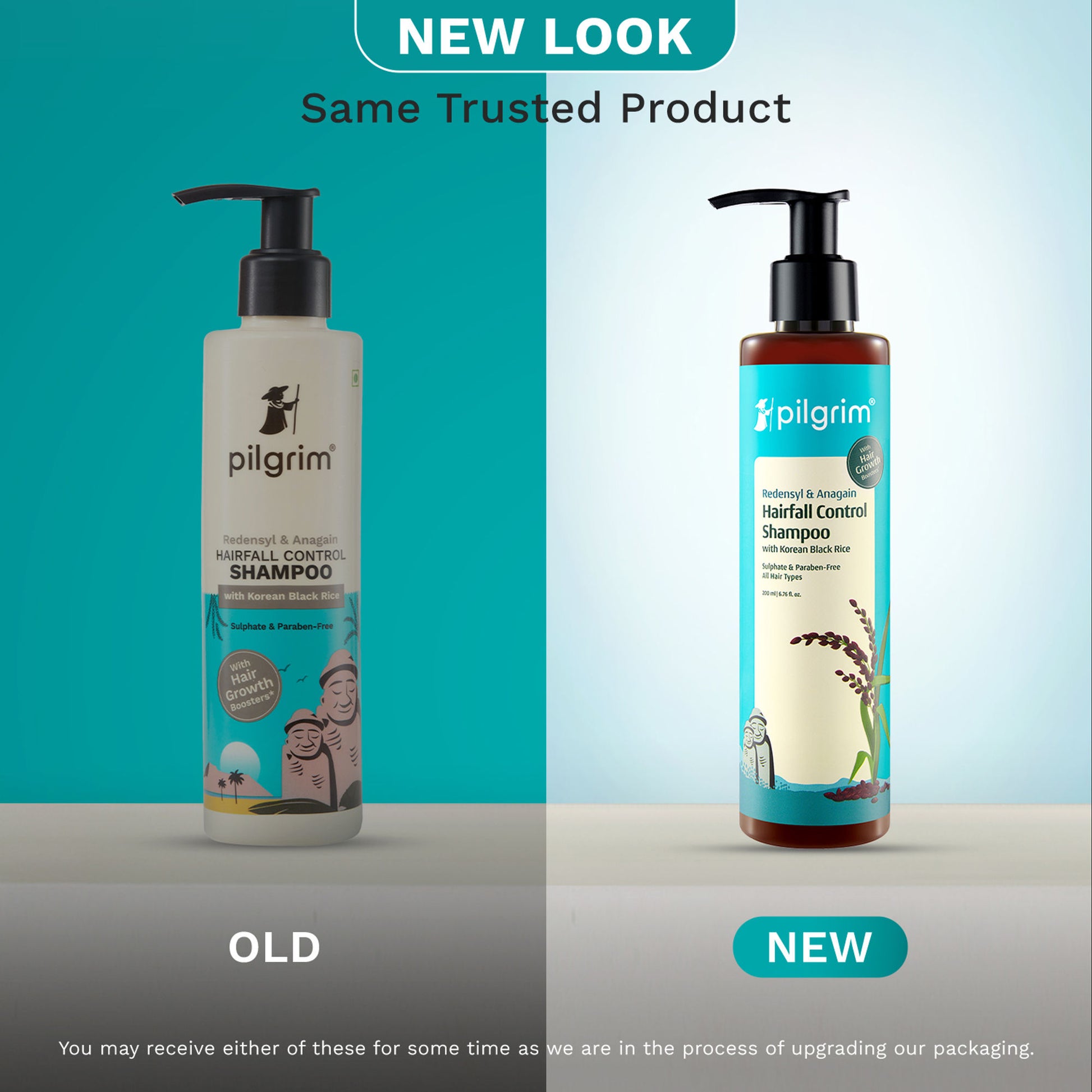 Pilgrim Redensyl & Anagain Hairfall Control Shampoo With Growth Boosters For Thick & Dense Hair