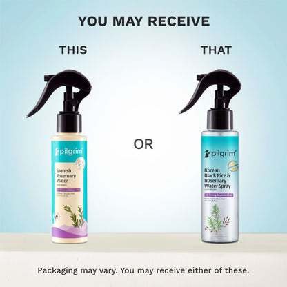 Pilgrim Korean Black Rice & Rosemary Water Spray With Biotin For Strong & Nourised Hair Growth