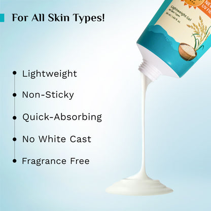 Pilgrim 5% Niacinamide Hydra Glow Gel Sunscreen SPF 50+ PA++++ In-Vivo tested & New Gen UV filter