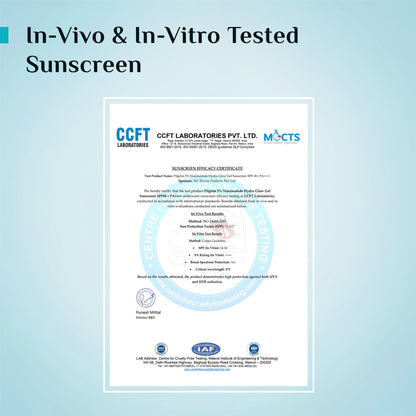 Pilgrim 5% Niacinamide Hydra Glow Gel Sunscreen SPF 50+ PA++++ In-Vivo tested & New Gen UV filter