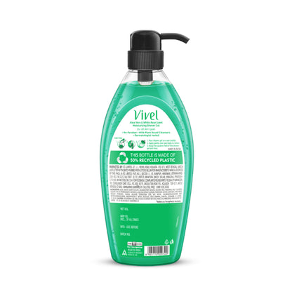 Vivel Aloe Vera & White Rose Scent Moisturizing Shower Gel
