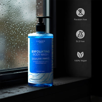 LUNAER Oud Refreshing Foaming & Exfoliating Shower Gel