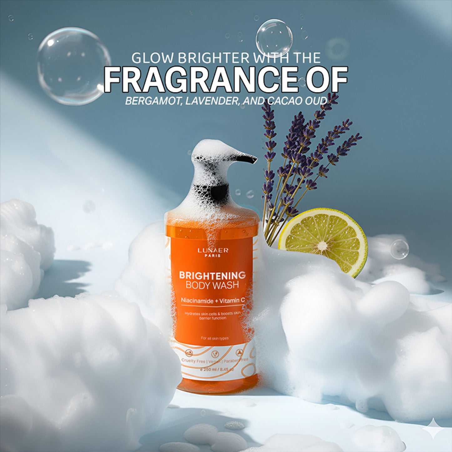LUNAER Fresh Brightening Shower Gel