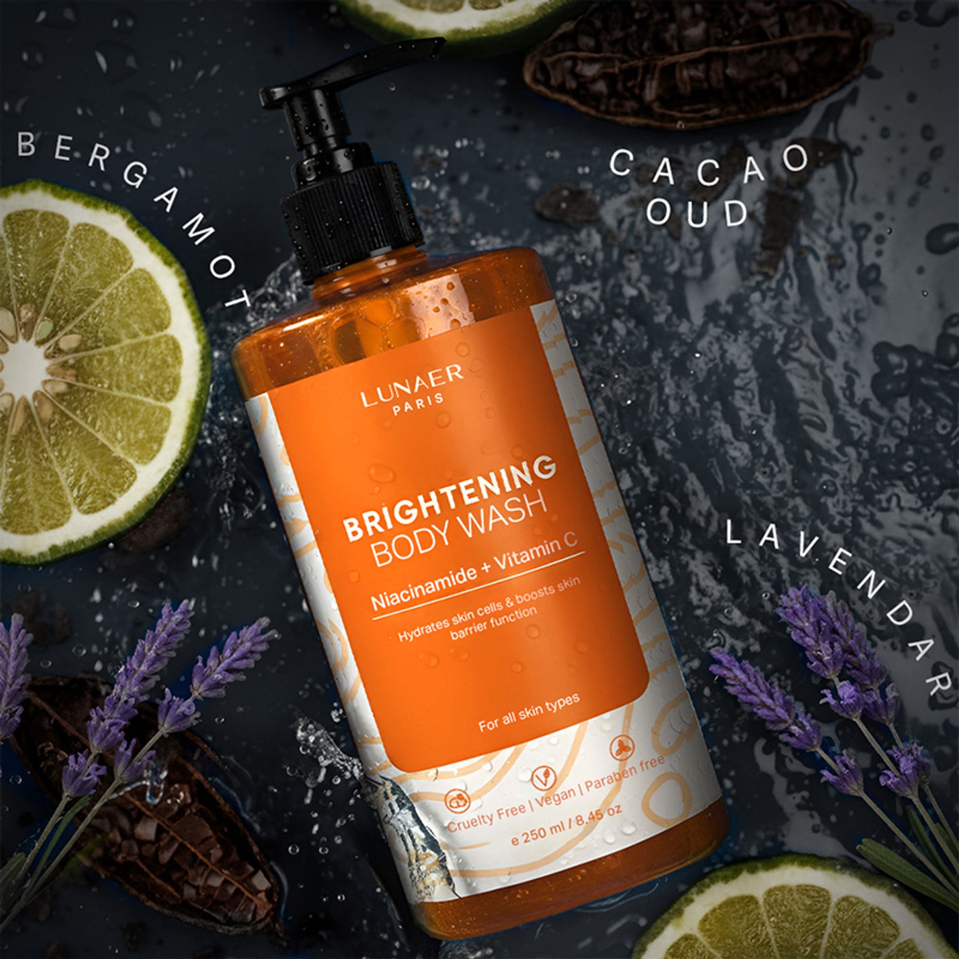 LUNAER Fresh Brightening Shower Gel
