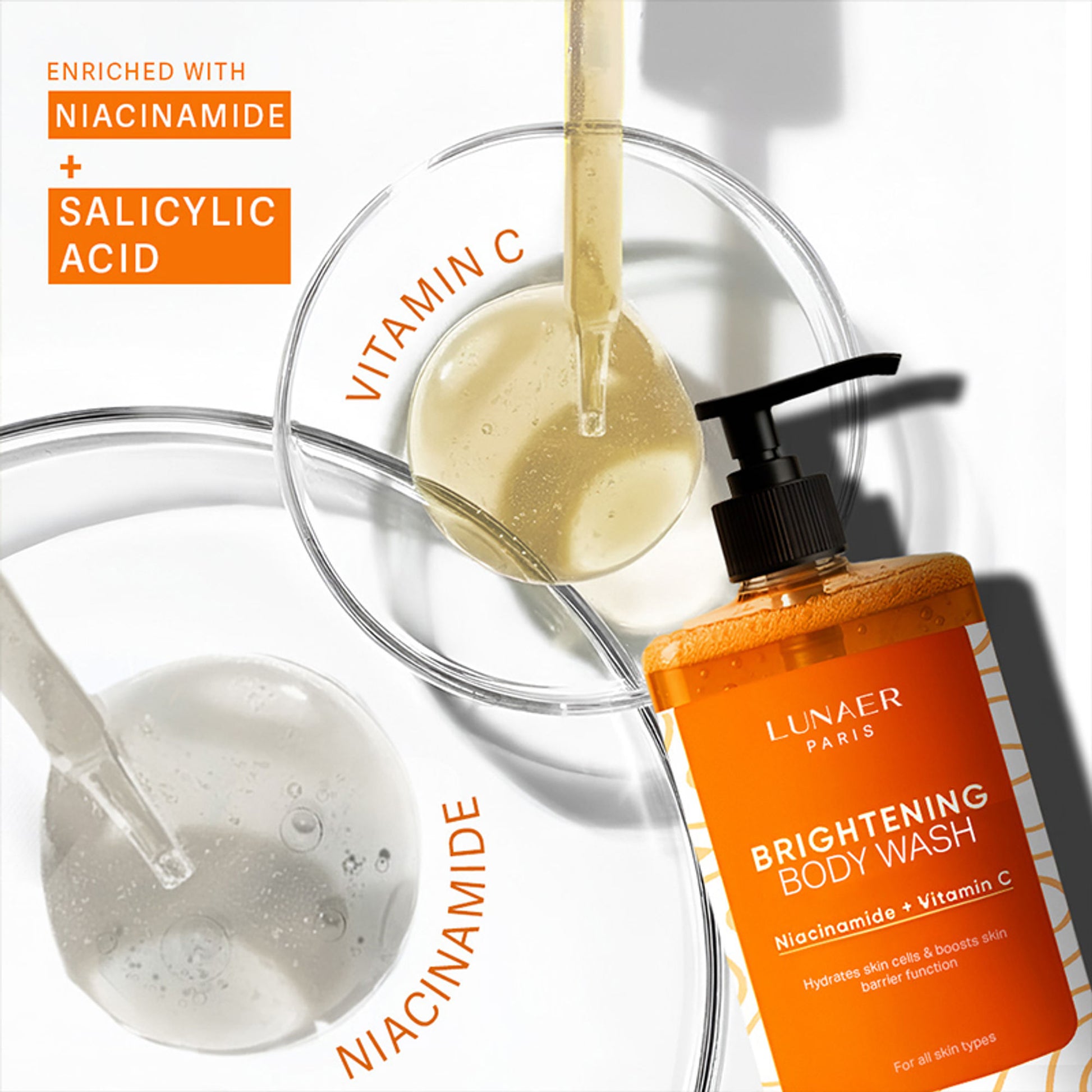 LUNAER Fresh Brightening Shower Gel