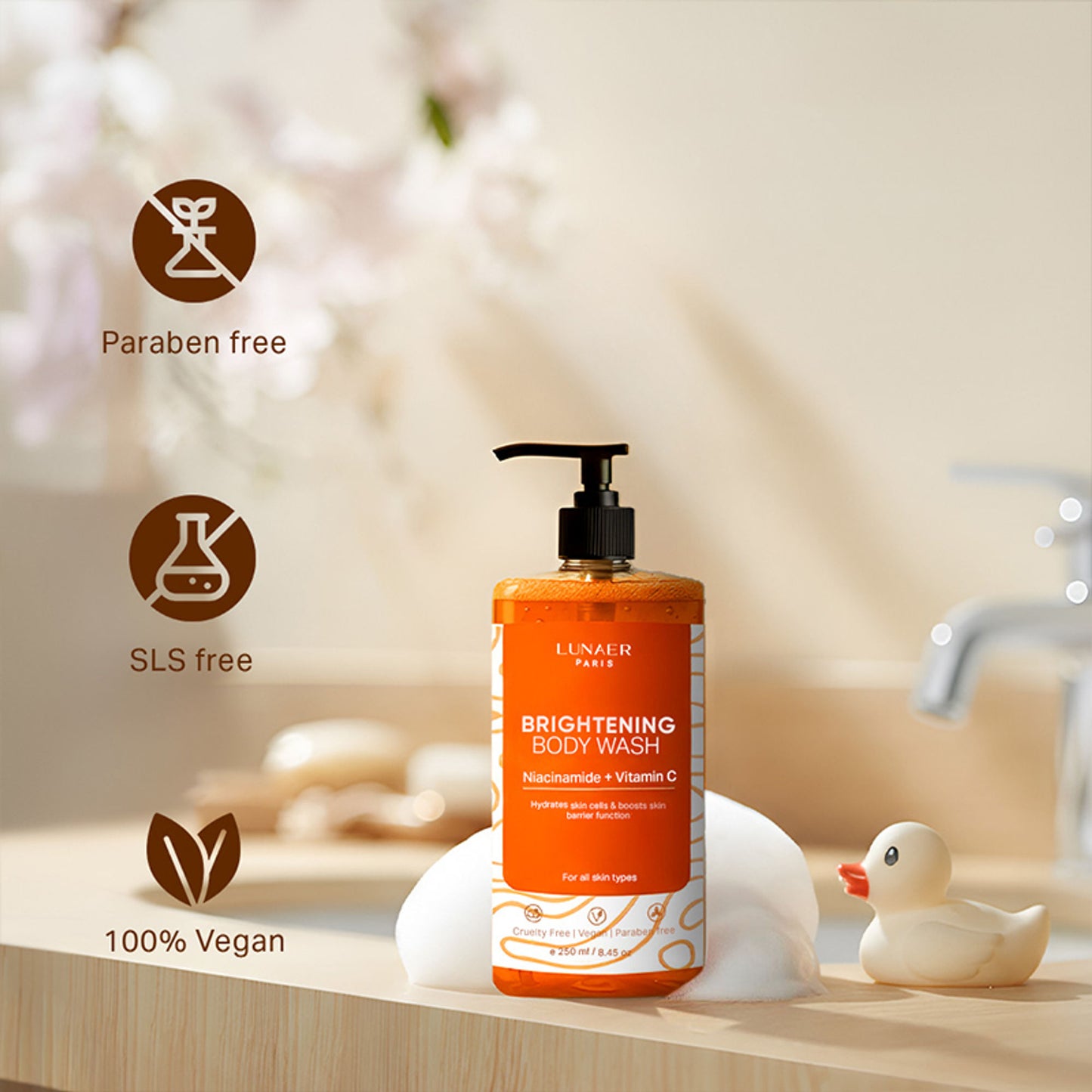 LUNAER Fresh Brightening Shower Gel