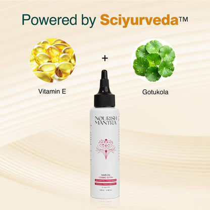 Nourish Mantra Cosmic Sutra Hair Oil for Hairfall Control and Stress Relief