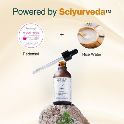 Nourish Mantra Advanced Hair Growth Serum for Hair Regrowth and Prevention of Hair Thinning