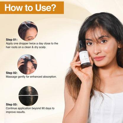 Nourish Mantra Advanced Hair Growth Serum for Hair Regrowth and Prevention of Hair Thinning