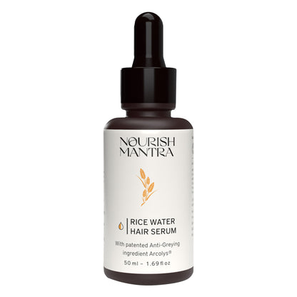 Nourish Mantra Anti-Greying Rice Water Serum to Stop Premature Hair Greying