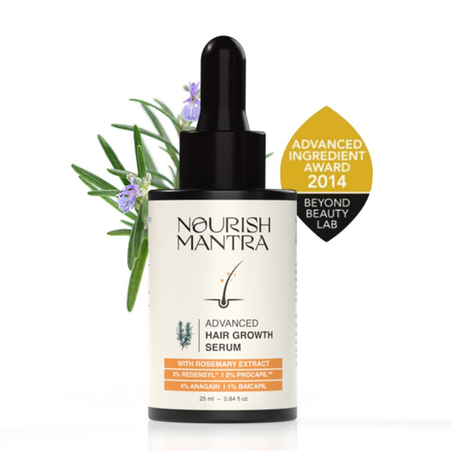 Nourish Mantra Advanced Hair Growth Serum With Rosemary Oil for Hair Regrowth and Stop Hairfall