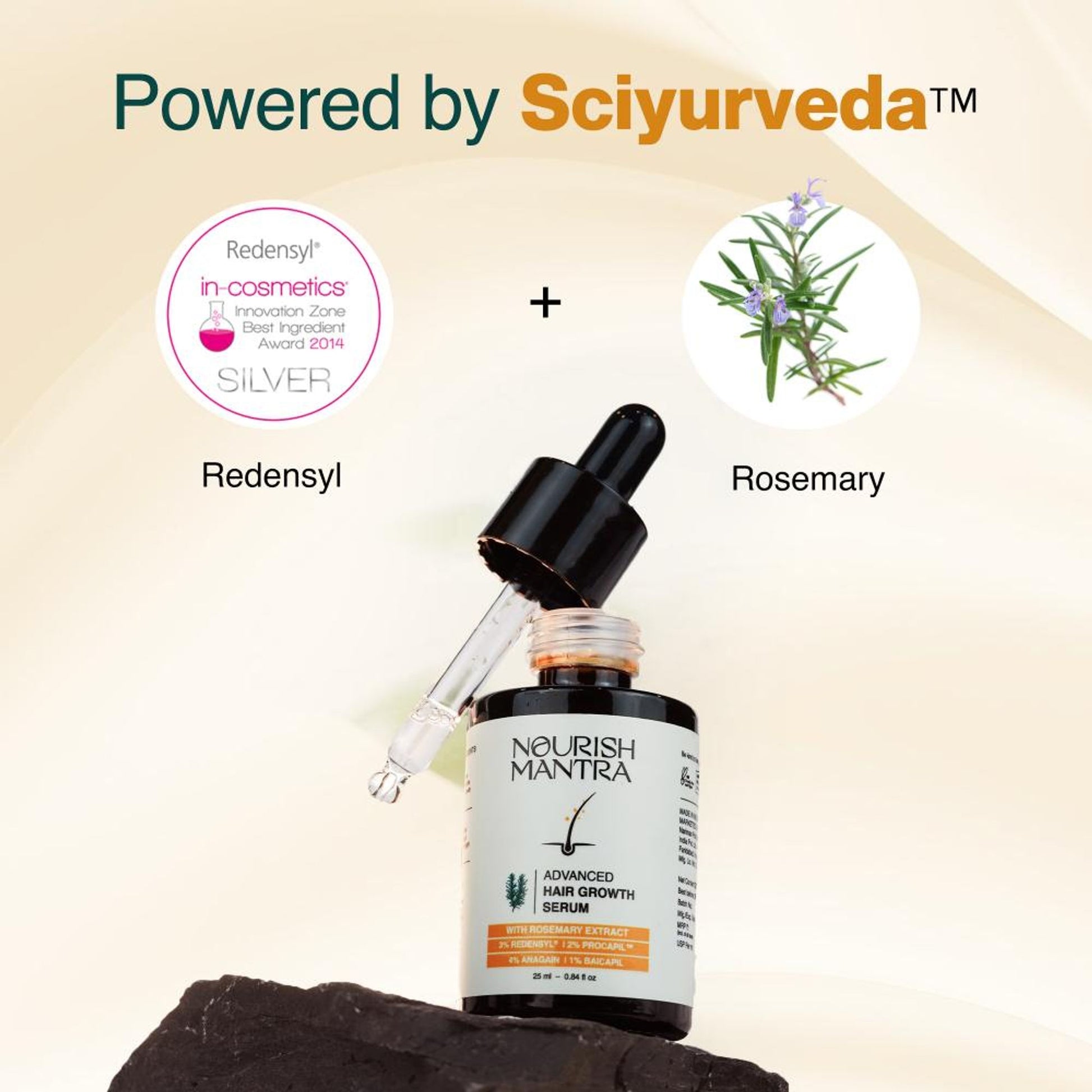 Nourish Mantra Advanced Hair Growth Serum With Rosemary Oil for Hair Regrowth and Stop Hairfall