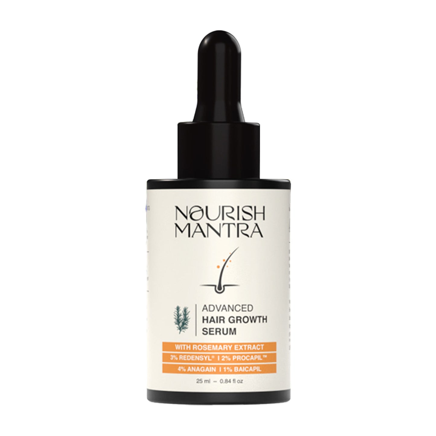 Nourish Mantra Advanced Hair Growth Serum With Rosemary Oil for Hair Regrowth and Stop Hairfall