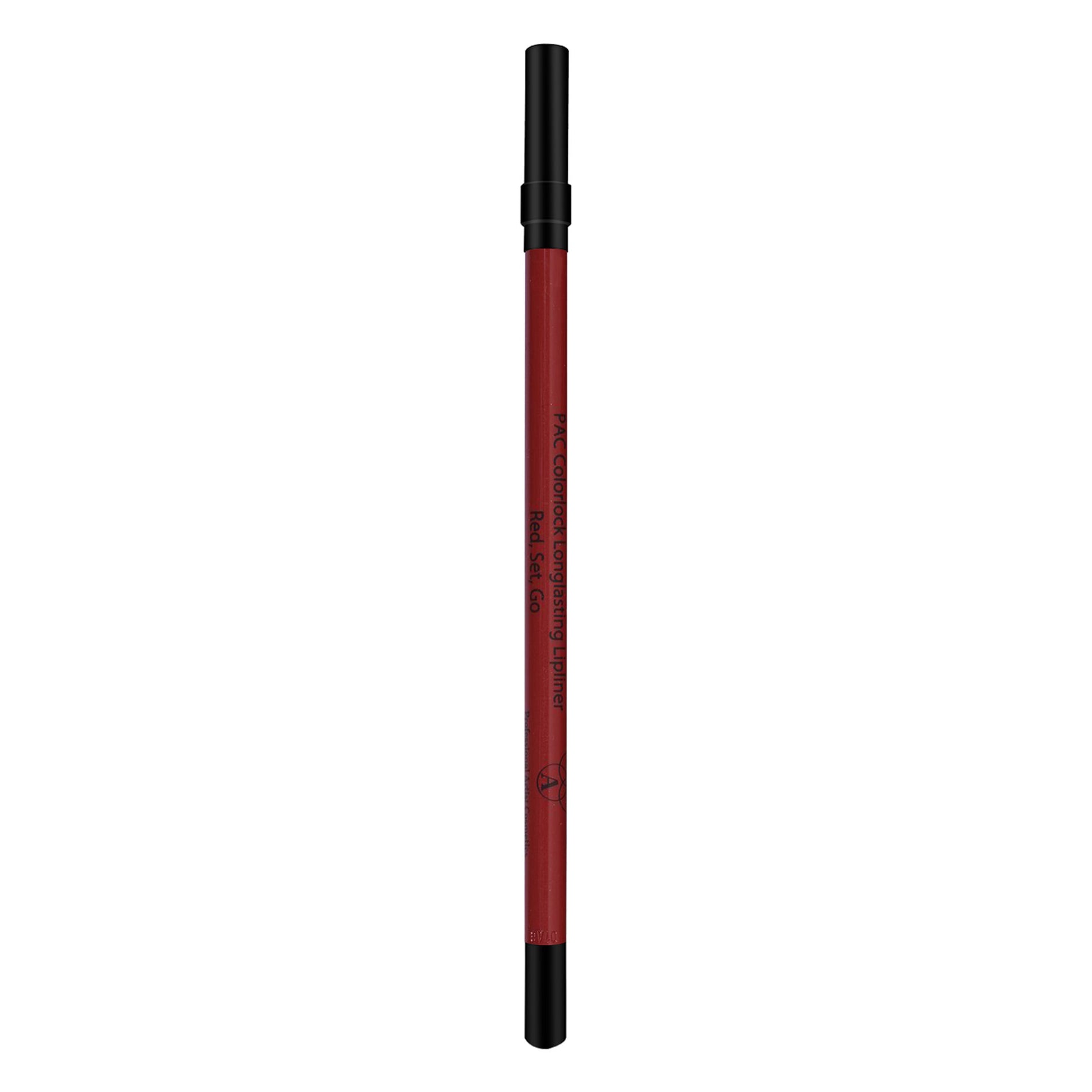 PAC Colorlock Longlasting Lip Liner - Red- Set- Go
