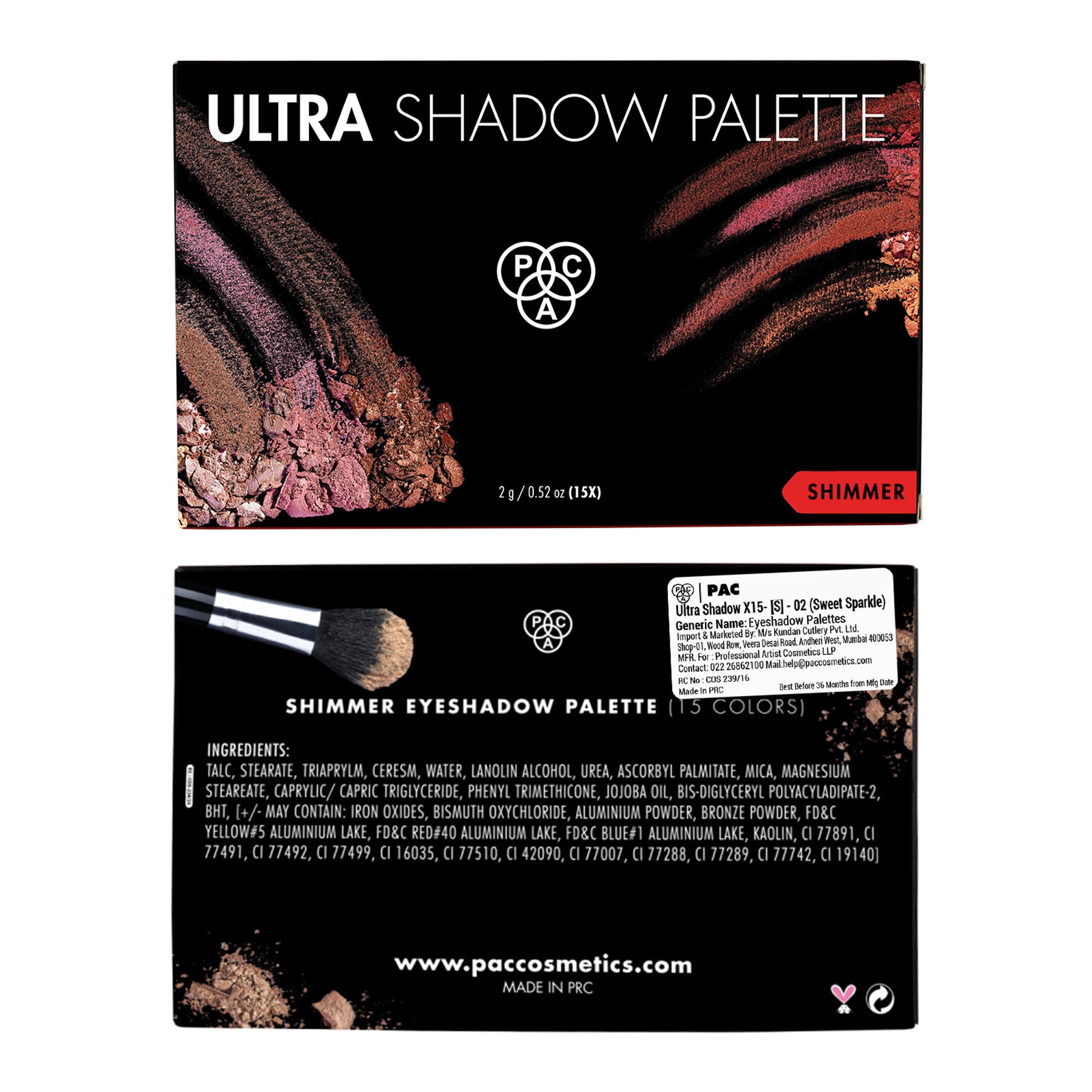 PAC Ultra Shadow X15, [S] - 02 Sweet Sparkle