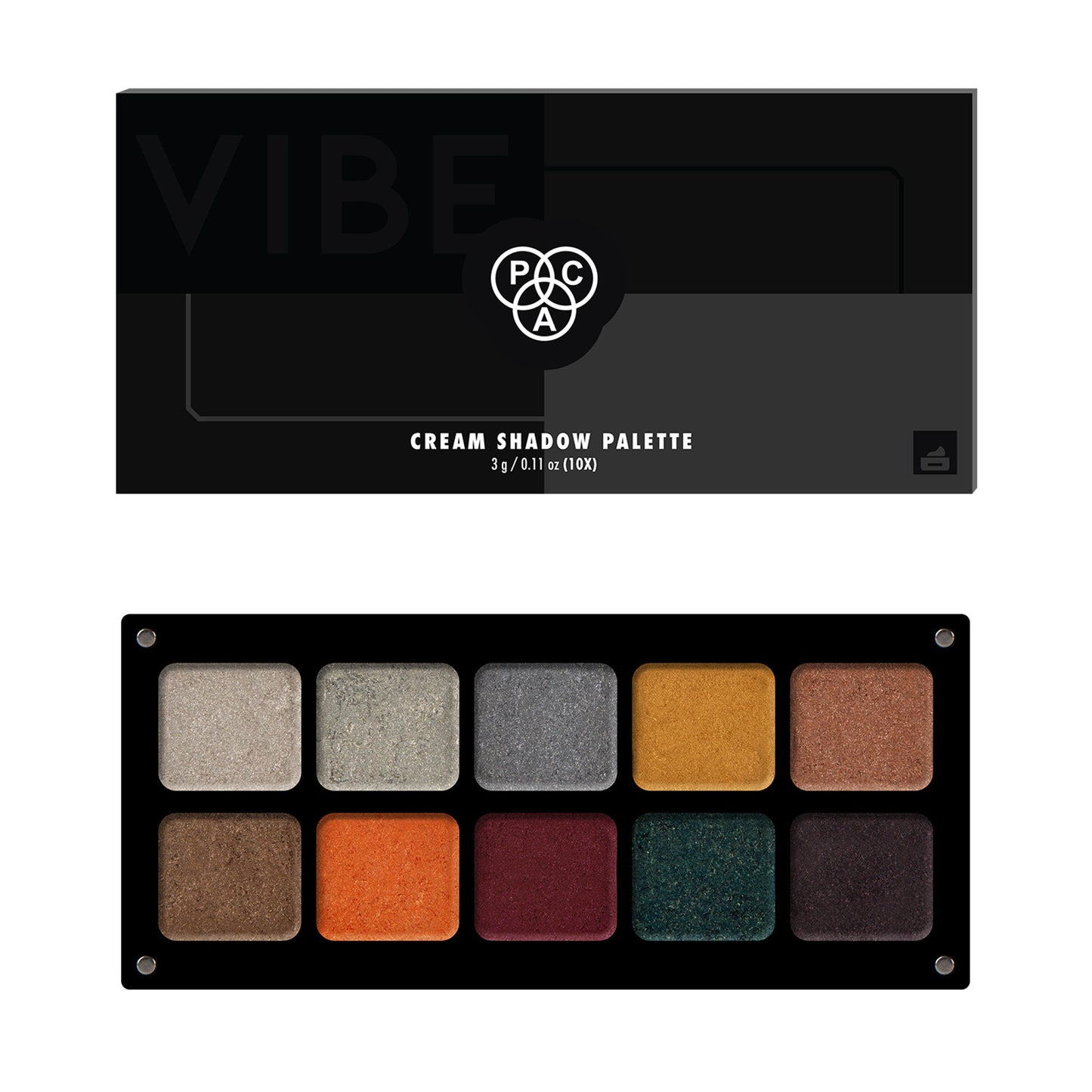 PAC Vibe Cream Eyeshadow X10 - 01