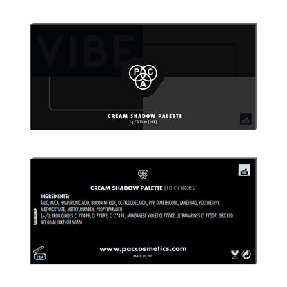 PAC Vibe Cream Eyeshadow X10 - 01