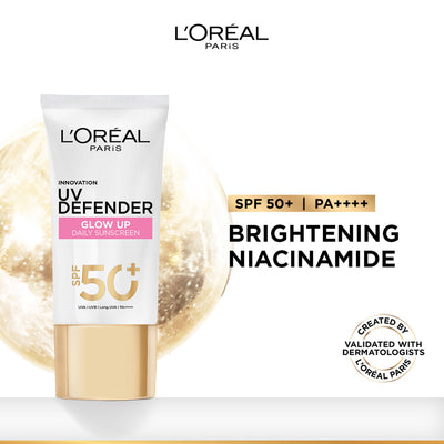 L'Oreal Paris UV Defender Serum Protector Sunscreen With SPF 50 PA+++ - Bright and Clear