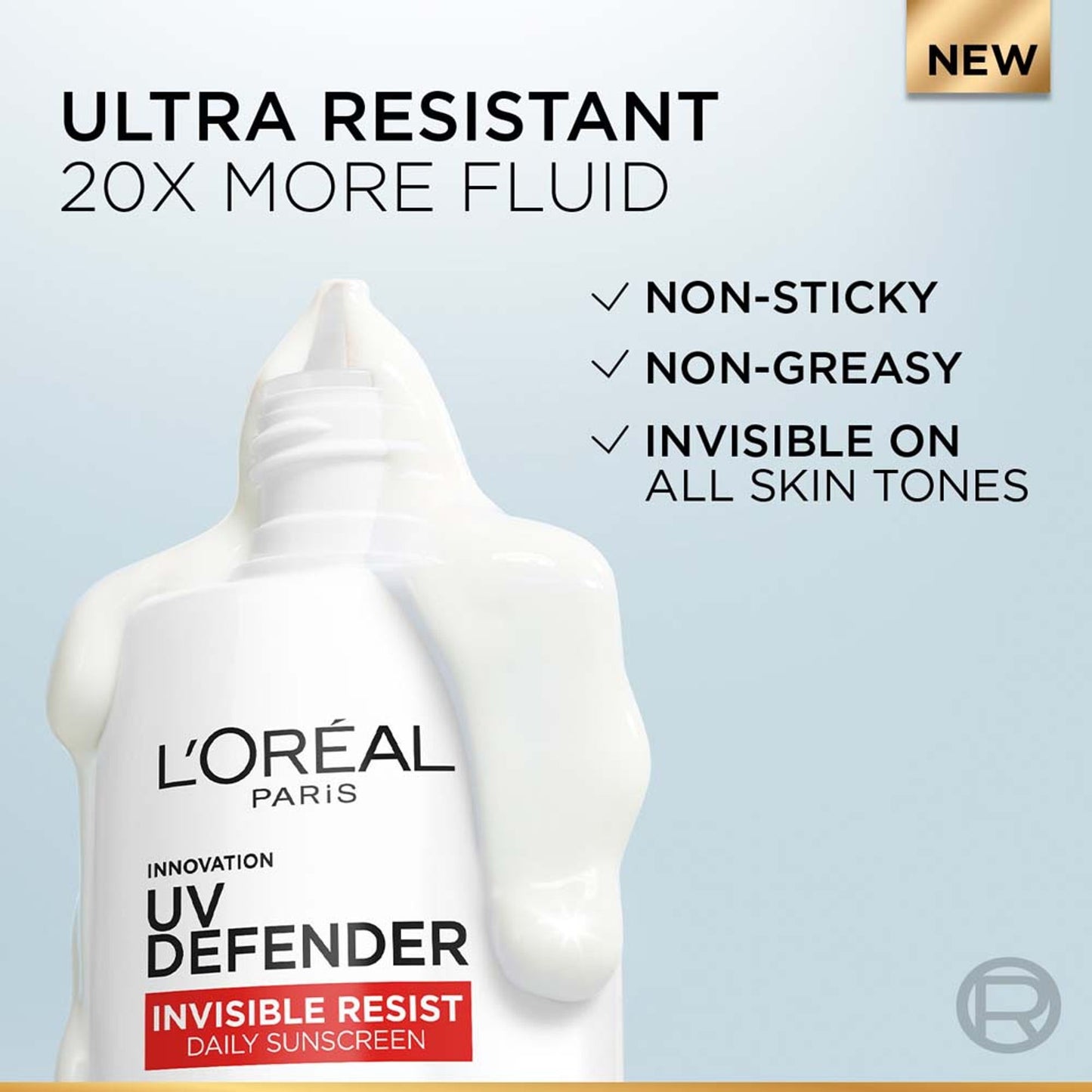 L'Oreal Paris UV Defender Invisible Resist Daily Sunscreen SPF 50+ PA++++