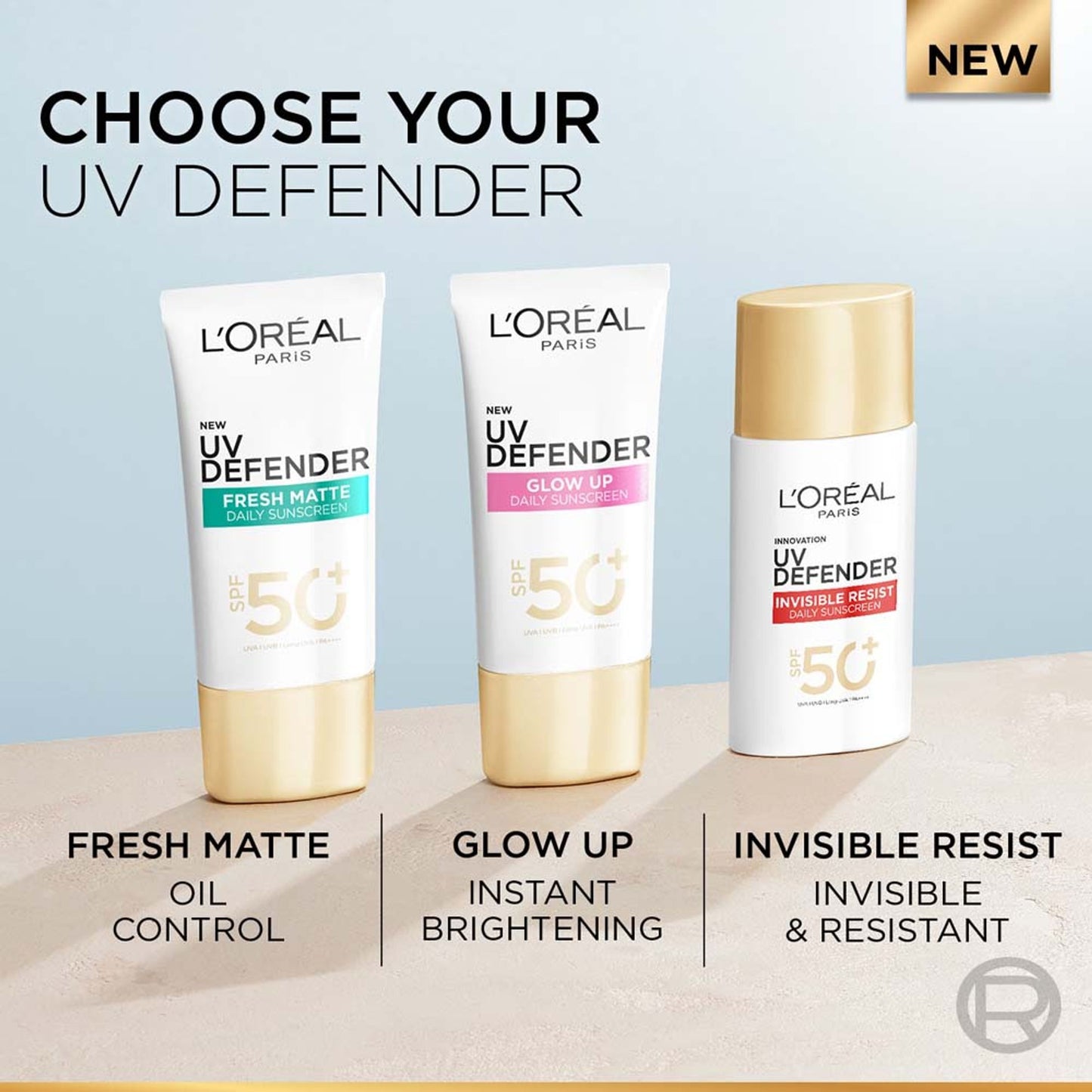 L'Oreal Paris UV Defender Invisible Resist Daily Sunscreen SPF 50+ PA++++
