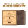 Nat Habit Cold Process Ayurvedic Chandan Sandalwood Handmade Butter Soap for Radiant Skin Face Glow