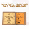 Nat Habit Fresh Healing Turmeric Oats & Soothing Sandalwood Soaps