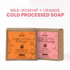 Nat Habit Setof Brightening Milk Rosehip & Exfoliating Orange Bath Soaps Combo