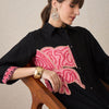 Dhiyona IE Women Ethnic Motifs Printed Regular Thread Work Kurta with Trousers