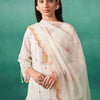 Dhiyona IE Women Floral Embroidered Regular Mirror Work Kurta with Trousers & Dupatta