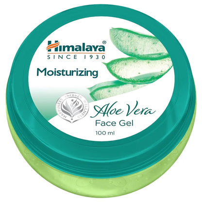 Himalaya Moisturizing Aloe Vera Face Gel with Pure Aloe Vera & Vitamin C for Soft Supple Skin