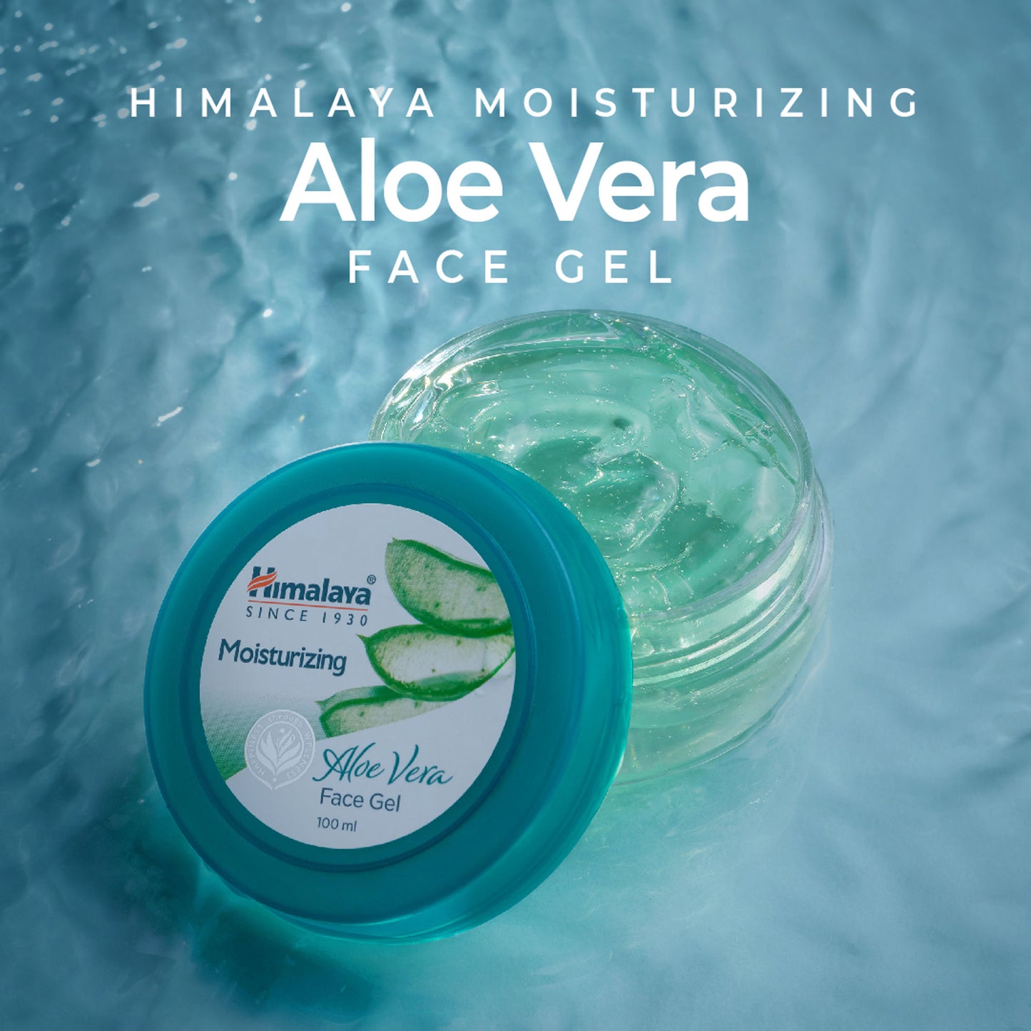 Himalaya Moisturizing Aloe Vera Face Gel with Pure Aloe Vera & Vitamin C for Soft Supple Skin