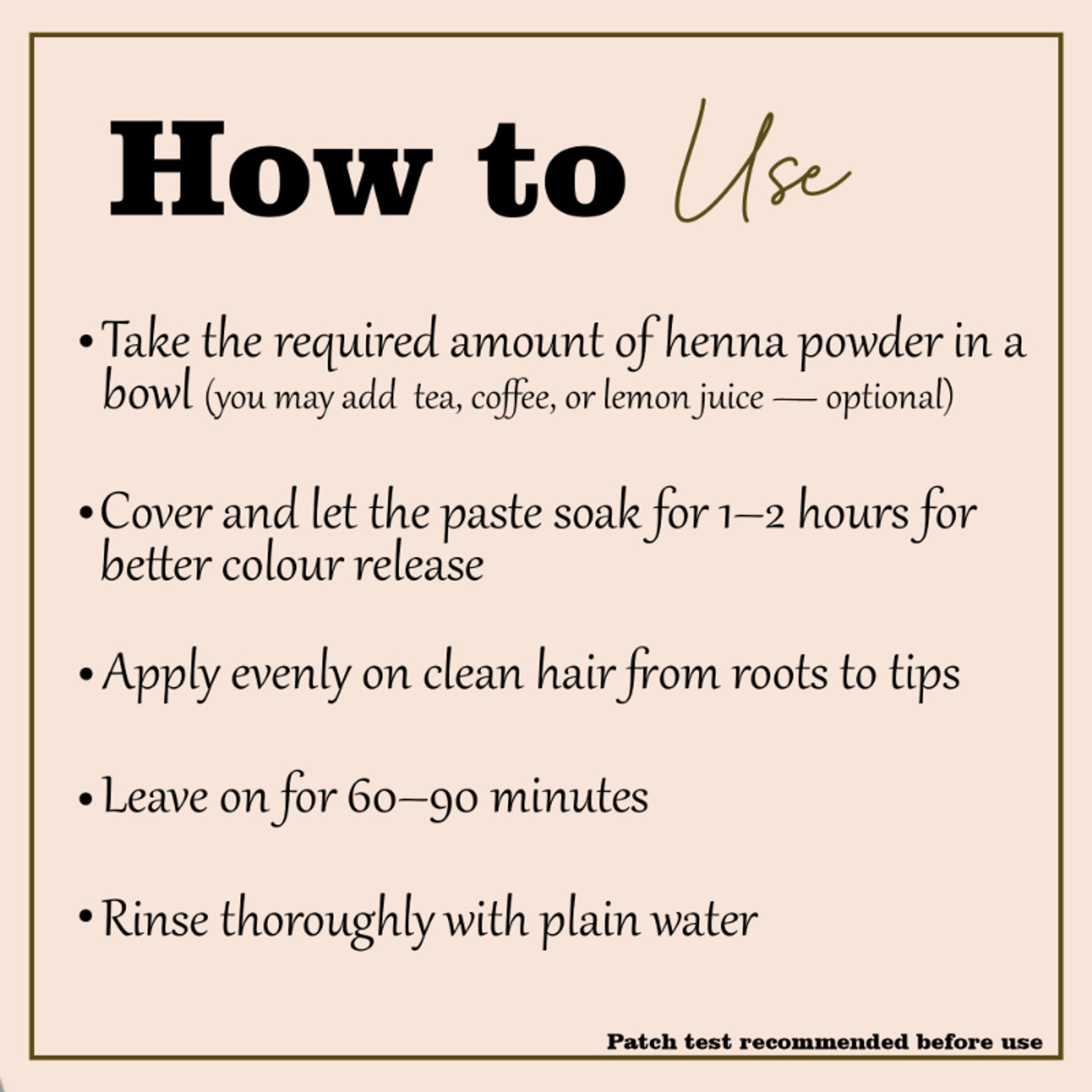 Minature Dark Brown Henna Powder With Herbs